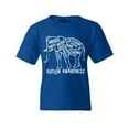 thumbnail image 1 of Shop4Ever Kids Autism Awareness Elephant Graphic Child's Youth T-Shirt X-Small Royal Blue, 1 of 4