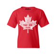 thumbnail image 1 of Shop4Ever Kids Canada Leaf The EH Team Canadian Pride Graphic Child's Youth T-Shirt Small Red, 1 of 4