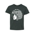 thumbnail image 1 of Shop4Ever Kids Changing The Things I Cannot Accept Angela Davis Graphic Child's Youth T-Shirt X-Small Dark Heather, 1 of 4