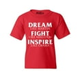 thumbnail image 1 of Shop4Ever Kids Dream Like Martin Fight Like Malcolm Inspire Like Obama Graphic Child's Youth T-Shirt X-Small Red, 1 of 4