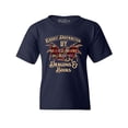 thumbnail image 1 of Shop4Ever Kids Easily Distracted by Dragons and Books Graphic Child's Youth T-Shirt Medium Navy Blue, 1 of 4