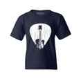 thumbnail image 1 of Shop4Ever Kids Electric Guitar Pick Musician Graphic Child's Youth T-Shirt Small Navy Blue, 1 of 4