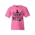 thumbnail image 1 of Shop4Ever Kids Good Witch "Black" Halloween Costume Graphic Child's Youth T-Shirt X-Large Azalea Pink, 1 of 4