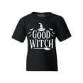 thumbnail image 1 of Shop4Ever Kids Good Witch "White" Halloween Costume Graphic Child's Youth T-Shirt Small Black, 1 of 4
