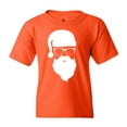 thumbnail image 1 of Shop4Ever Kids Hipster Santa with Glasses Christmas Graphic Child's Youth T-Shirt Small Orange, 1 of 4