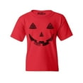 thumbnail image 1 of Shop4Ever Kids Jack O' Lantern Halloween Pumpkin Costume Graphic Child's Youth T-Shirt Medium Red, 1 of 4