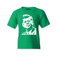 thumbnail image 1 of Shop4Ever Kids John F. Kennedy JFK 1960's President American Icon Graphic Child's Youth T-Shirt Medium Irish Green, 1 of 4