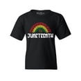 thumbnail image 1 of Shop4Ever Kids Juneteenth Rainbow June 19th 1865 Graphic Child's Youth T-Shirt Large Black, 1 of 4