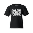 thumbnail image 1 of Shop4Ever Kids Just A Girl Who Loves Anime Graphic Child's Youth T-Shirt Medium Black, 1 of 4