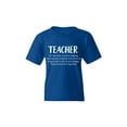 thumbnail image 1 of Shop4Ever Kids Teacher Definition Graphic Child's Youth T-Shirt X-Large Royal Blue, 1 of 4