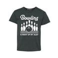 thumbnail image 1 of Shop4Ever Kids  This is My Spare Shirt Funny Bowling Graphic Child's Youth T-Shirt Small Dark Heather, 1 of 4
