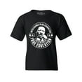 thumbnail image 1 of Shop4Ever Kids True Education Inspiring Quote Martin Luther King Jr.  Graphic Child's Youth T-Shirt Small Black, 1 of 4