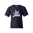 thumbnail image 1 of Shop4Ever Kids Y'all Need Jesus Graphic Child's Youth T-Shirt X-Large Navy Blue, 1 of 4