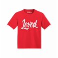 thumbnail image 1 of Shop4Ever Loved Heart Valentine's Day Toddler's Cotton T-Shirt 3T Red, 1 of 6