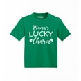 thumbnail image 1 of Shop4Ever Mama's Lucky Charm St. Patrick's Day Toddler's Cotton T-Shirt 4T Green, 1 of 6