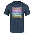 thumbnail image 1 of Shop4Ever Men's 100 Days of School and Loving It! Graphic T-shirt XX-Large Navy, 1 of 5