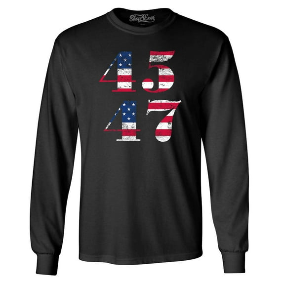 Shop4Ever Men's 45 47 Long Sleeve Shirt 3XL Black