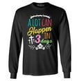 thumbnail image 1 of Shop4Ever Men's A Lot Can Happen in 3 Days Easter Christian Long Sleeve Shirt 2XL Black, 1 of 5