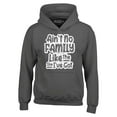 thumbnail image 1 of Shop4Ever Men's Ain't No Family Like The One I've Got Reunion Hooded Sweatshirt Hoodie X-Large Charcoal, 1 of 5