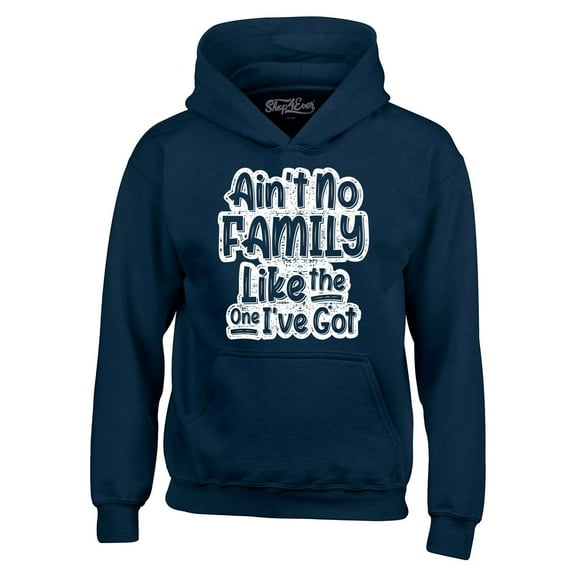 Shop4Ever Men's Ain't No Family Like The One I've Got Reunion Hooded Sweatshirt Hoodie X-Large Navy