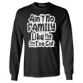 thumbnail image 1 of Shop4Ever Men's Ain't No Family Like The One I've Got Reunion Long Sleeve Shirt Large Black, 1 of 5