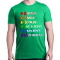 thumbnail image 1 of Shop4Ever Men's Always Unique Autism Awareness Graphic T-shirt Small Irish Green, 1 of 5