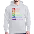 thumbnail image 1 of Shop4Ever Men's Always Unique Autism Awareness Hooded Sweatshirt Hoodie Small White, 1 of 5