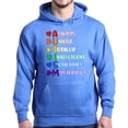 thumbnail image 1 of Shop4Ever Men's Always Unique Autism Awareness Hooded Sweatshirt Hoodie XXX-Large Royal Blue, 1 of 5