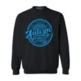 thumbnail image 1 of Shop4Ever Men's Autism Awareness Accept Understand Love Circle Crewneck Sweatshirt XXXXX-Large Black, 1 of 5