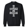 thumbnail image 1 of Shop4Ever Men's Autism Awareness Puzzle Piece Word Cloud Crewneck Sweatshirt X-Large Black, 1 of 5