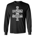 thumbnail image 1 of Shop4Ever Men's Autism Awareness Puzzle Piece Word Cloud Long Sleeve Shirt Large Black, 1 of 5