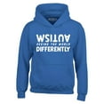thumbnail image 1 of Shop4Ever Men's Autism Seeing the World Differently Hooded Sweatshirt Hoodie Small Royal Blue, 1 of 5