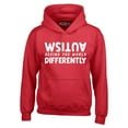 thumbnail image 1 of Shop4Ever Men's Autism Seeing the World Differently Hooded Sweatshirt Hoodie XX-Large Red, 1 of 5