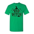 thumbnail image 1 of Shop4Ever Men's Bad Witch "BLACK" Halloween Costume Graphic T-shirt XXXX-Large Irish Green, 1 of 5
