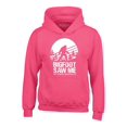 thumbnail image 1 of Shop4Ever Men's Bigfoot Saw Me But Nobody Believes Him Hooded Sweatshirt Hoodie Large Heliconia Pink, 1 of 5