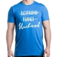 thumbnail image 1 of Shop4Ever Men's Boyfriend Fiance Husband Wedding Graphic T-shirt Medium Royal Blue, 1 of 5