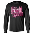 thumbnail image 1 of Shop4Ever Men's Breast Cancer Support Fight Ribbon Awareness Long Sleeve Shirt Small Black, 1 of 5