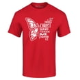 thumbnail image 1 of Shop4Ever Men's Butterfly Verse I Can Do All Things Through Christ Graphic T-shirt XXXXX-Large Red, 1 of 5