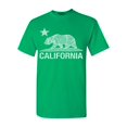 thumbnail image 1 of Shop4Ever Men's California Vintage Bear Graphic T-shirt XXX-Large Irish Green, 1 of 5