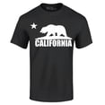 thumbnail image 1 of Shop4Ever Men's California White Bear Hoodies Republic of CA  Graphic T-shirt Large Black, 1 of 5