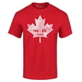 thumbnail image 1 of Shop4Ever Men's Canada Leaf The EH Team Canadian Pride Graphic T-shirt Large Red, 1 of 5