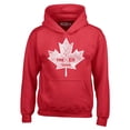 thumbnail image 1 of Shop4Ever Men's Canada Leaf The EH Team Canadian Pride Hooded Sweatshirt Hoodie Large Red, 1 of 5