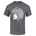 thumbnail image 1 of Shop4Ever Men's Changing The Things I Cannot Accept Angela Davis Graphic T-shirt Medium Dark Heather, 1 of 5