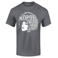 thumbnail image 1 of Shop4Ever Men's Changing The Things I Cannot Accept Angela Davis Graphic T-shirt Small Dark Heather, 1 of 5