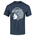 thumbnail image 1 of Shop4Ever Men's Changing The Things I Cannot Accept Angela Davis Graphic T-shirt Small Navy, 1 of 5