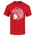 thumbnail image 1 of Shop4Ever Men's Changing The Things I Cannot Accept Angela Davis Graphic T-shirt XXXX-Large Red, 1 of 5