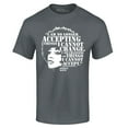 thumbnail image 1 of Shop4Ever Men's Changing The Things I Cannot Accept Angela Davis Graphic T-shirt XXXXX-Large Charcoal, 1 of 5