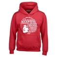 thumbnail image 1 of Shop4Ever Men's Changing The Things I Cannot Accept Angela Davis Hooded Sweatshirt Hoodie Large Red, 1 of 5