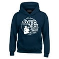 thumbnail image 1 of Shop4Ever Men's Changing The Things I Cannot Accept Angela Davis Hooded Sweatshirt Hoodie XXX-Large Navy, 1 of 5