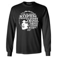 thumbnail image 1 of Shop4Ever Men's Changing The Things I Cannot Accept Angela Davis Long Sleeve Shirt 3XL Black, 1 of 5